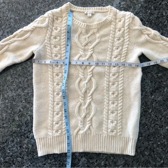 GAP Cream Fisherman Sweater - Picture 8 of 14